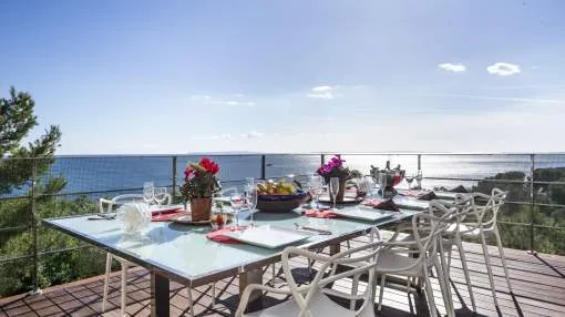 Stunning open sea views Villa for rent in Roca Llisa, Ibiza